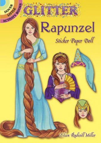 Glitter Rapunzel Sticker Paper Doll Little Activity Book