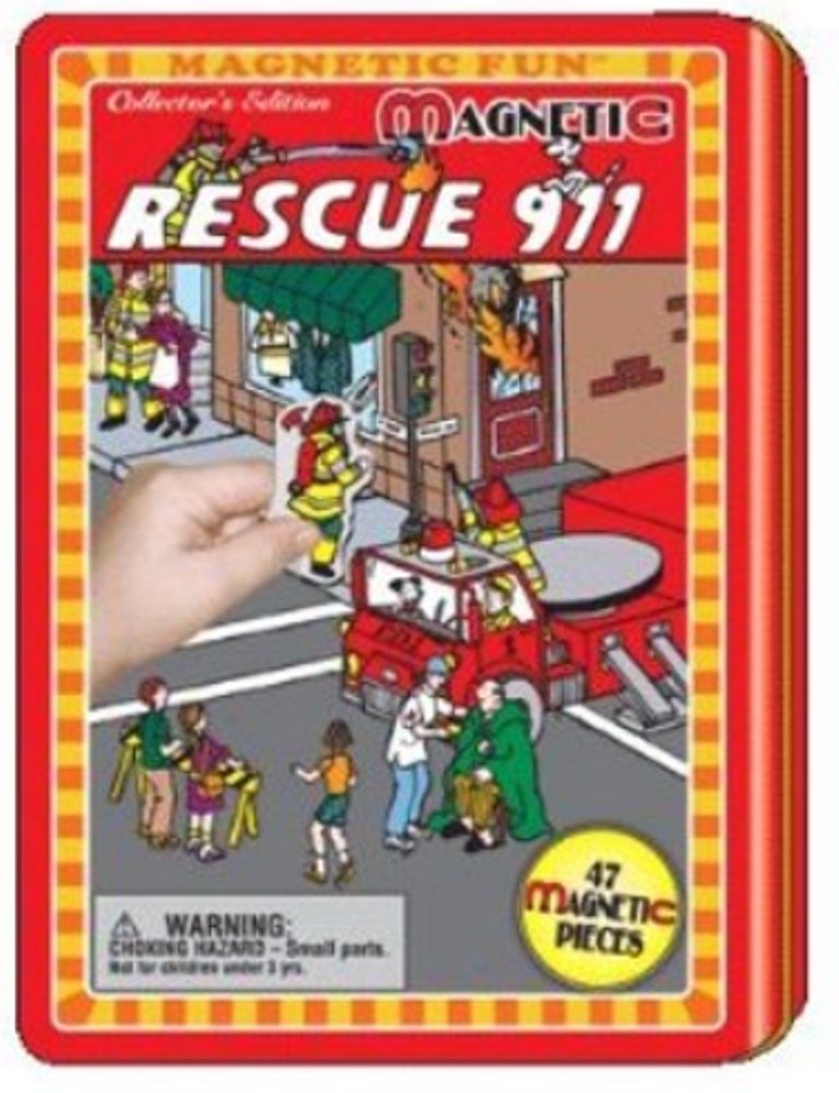 Rescue 911 Magnetic Fun Tin