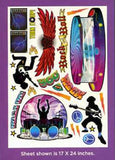 Rock Star Large Moveable Decorations Stickers