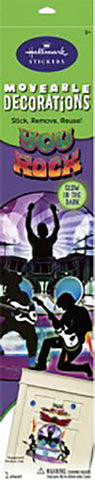Rock Star Large Moveable Decorations Stickers