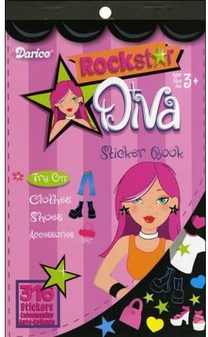 Rock Star Diva Sticker Book