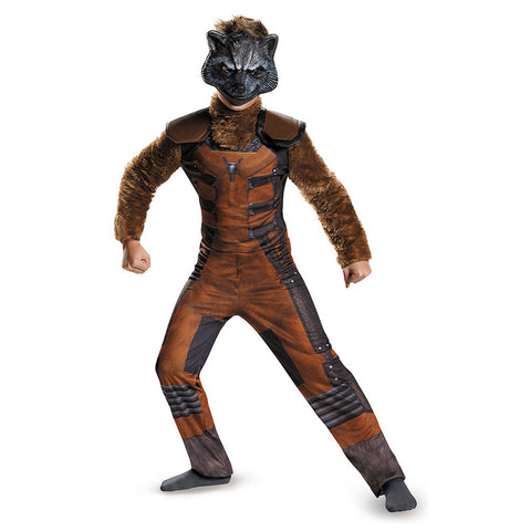 Marvel Guardians Of The Galaxy Rocket Raccoon Deluxe Child Costume