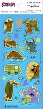 Scooby Doo Glow in the Dark Stickeroni Stickers