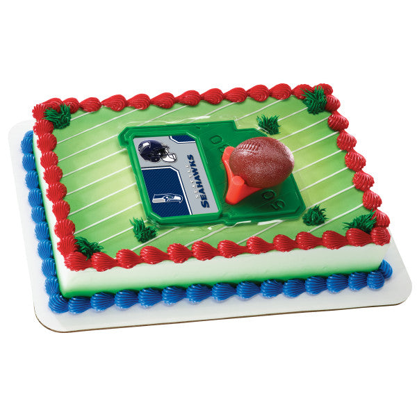 NFL Football & Tee Cake Decorating Kit Topper - Seattle Seahawks