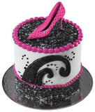 3 Stiletto High Heel Shoe Cake Topper Lay Ons