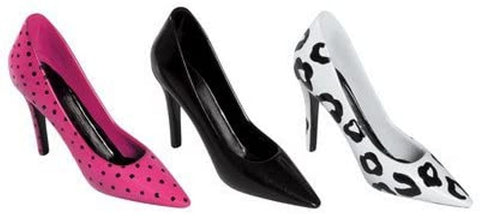3 Stiletto High Heel Shoe Cake Topper Lay Ons