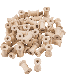 Small Wooden Spools