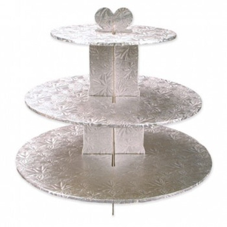 Silver Cupcake Stand