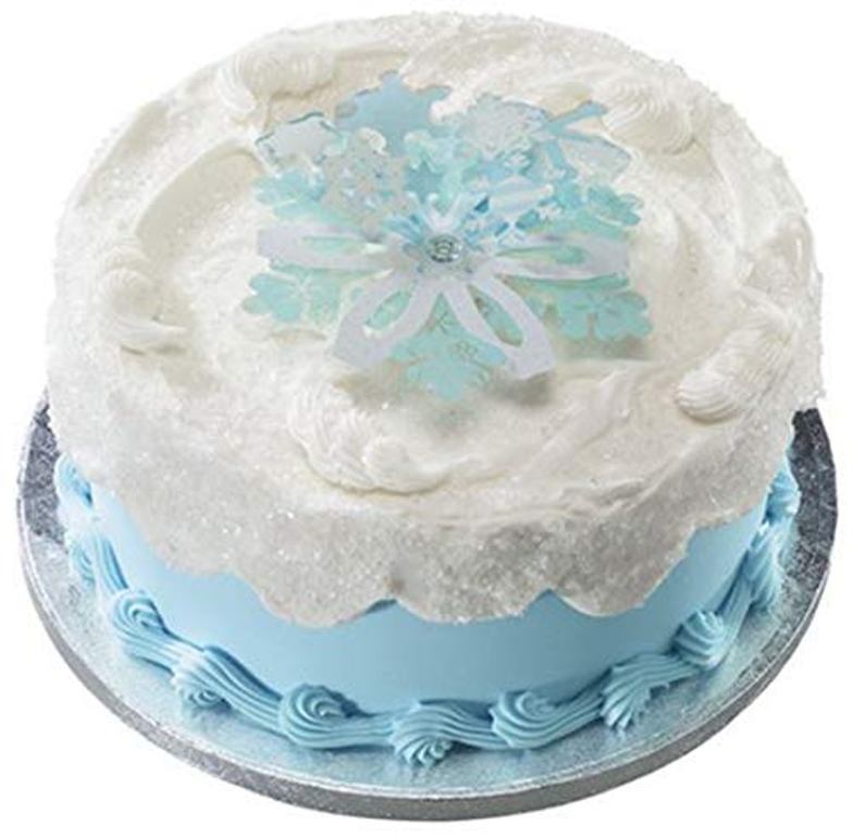 Snowflake 3D Layon Cake Topper