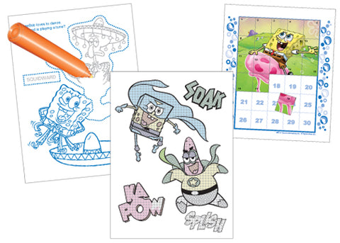  SpongeBob SquarePants Coloring and Activity Book Set