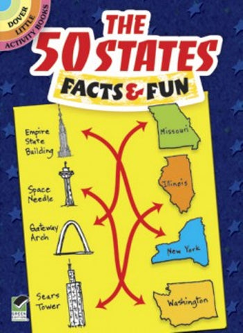 The 50 States: Facts & Fun Little Activity Book