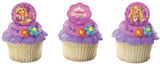 12 Disney Tangled Rapunzel Cupcake Topper Rings