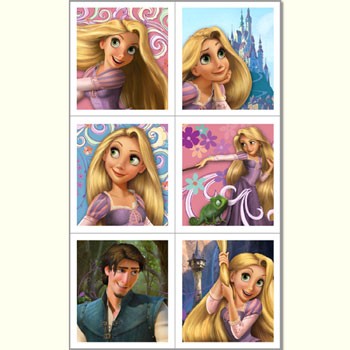 Disney Tangled Princess Rapunzel Stickers