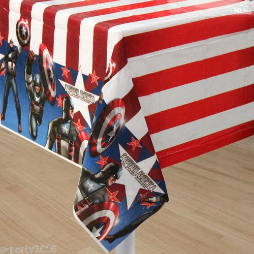 Captain America Party Tablecover