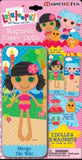 Lalaloopsy Mango Tiki Wiki & Marina Anchors Magnetic Paper Dolls Mini Fun Tin Set 5