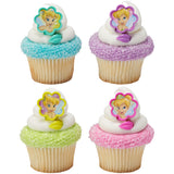 24 Tinker Bell I Believe in Fairies Cupcake Rings