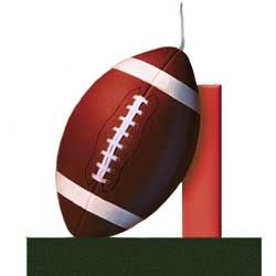All Pro Football Molded Candle