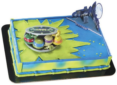 Teenage Mutant Ninja Turtles TMNT Turtles to Action  Cake Topper