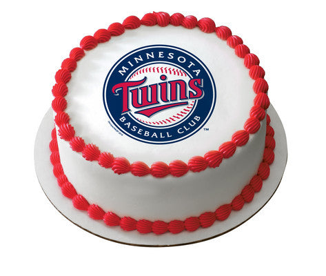 MLB Minnesota Twins Edible Icing Sheet Cake Decor Topper