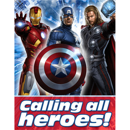 Marvel Avengers Invitations