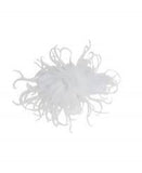 RuffleButts White Hepburn Headband