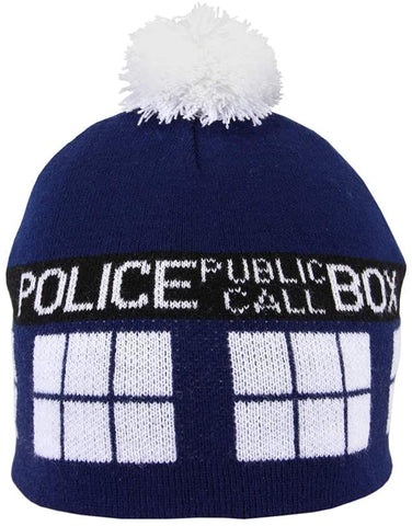Doctor. Who TARDIS Knit Pom Beanie