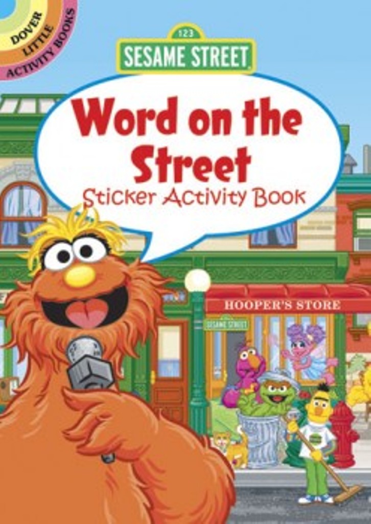 Sesame Street Word on the Street Sticker Little Activity Book