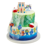 24 Fishing Lure & Bobber Cupcake Rings