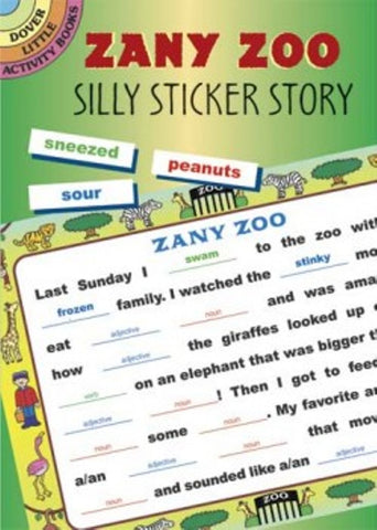 Zany Zoo Silly Sticker Little Activity Book